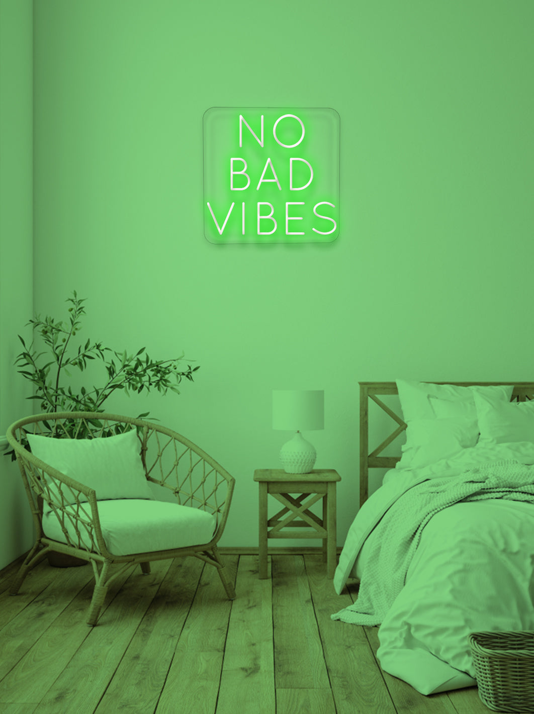 No bad vibes - LED Neon skilt