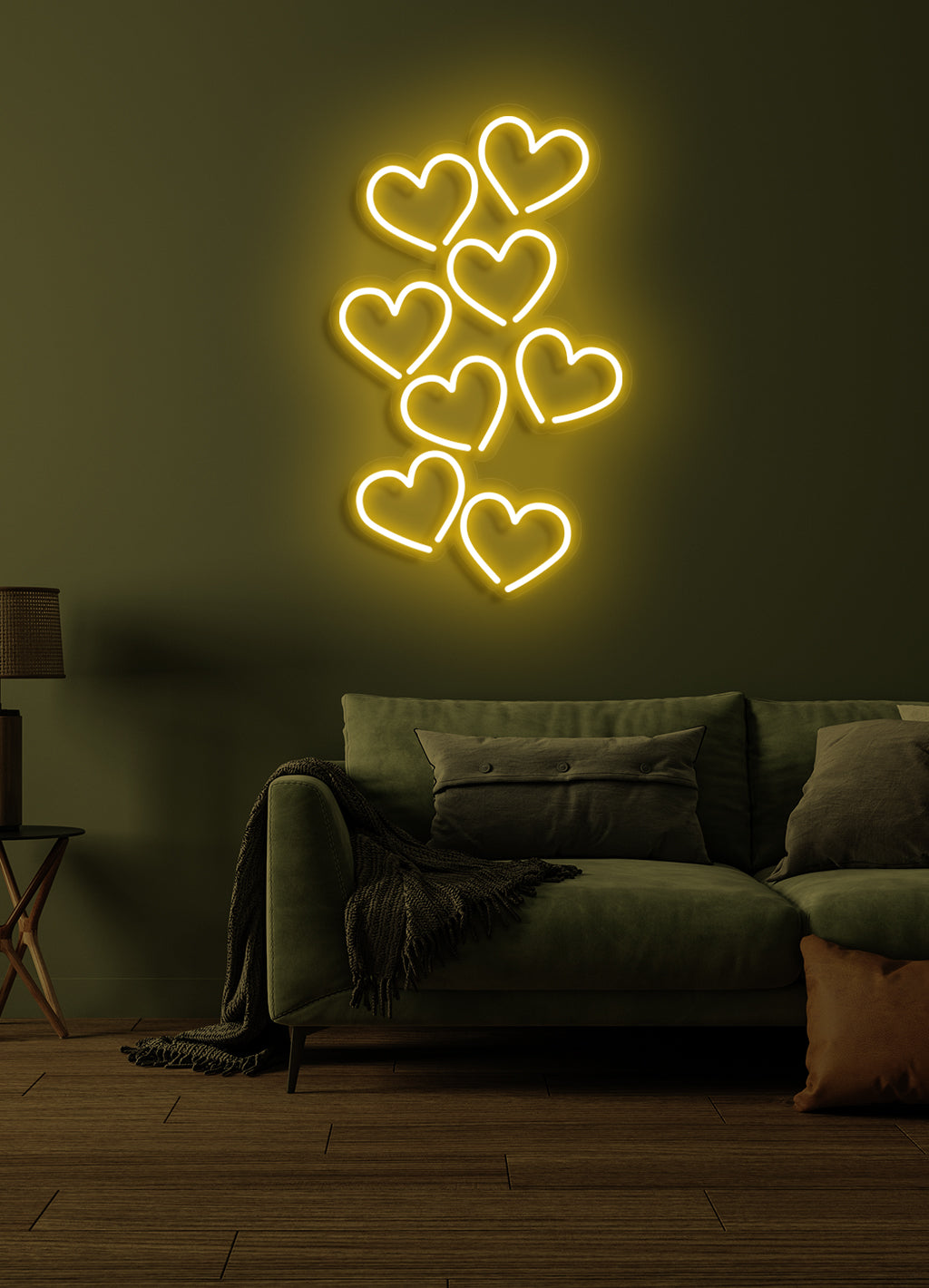 Hearts - LED Neon skilt