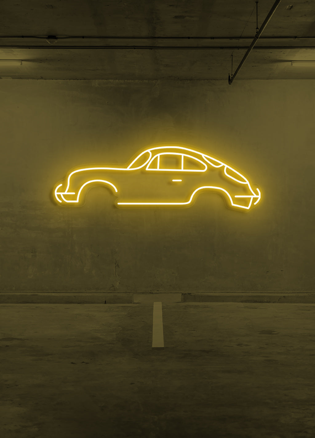 Retro car - LED Neon skilt