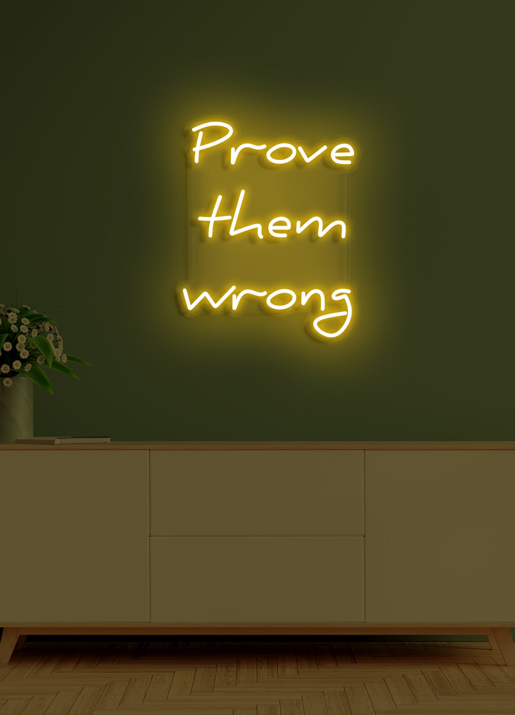 Bevisa att de har fel - LED Neon skilt