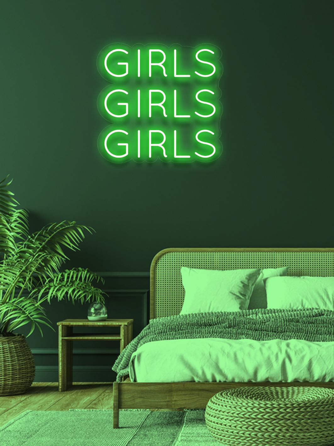 Girls Girls Girls - LED Neon skilt