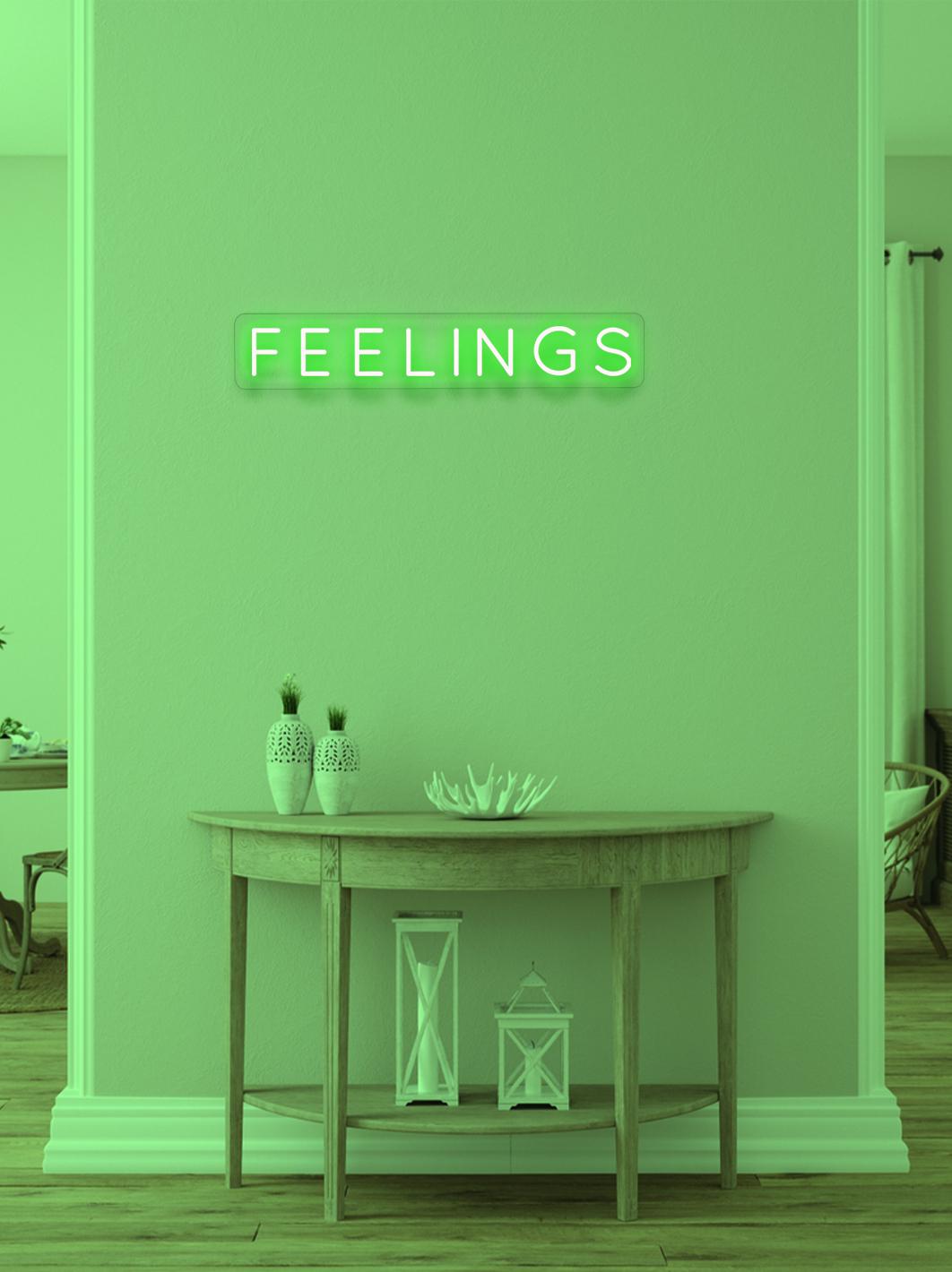 Feelings - LED Neon skilt