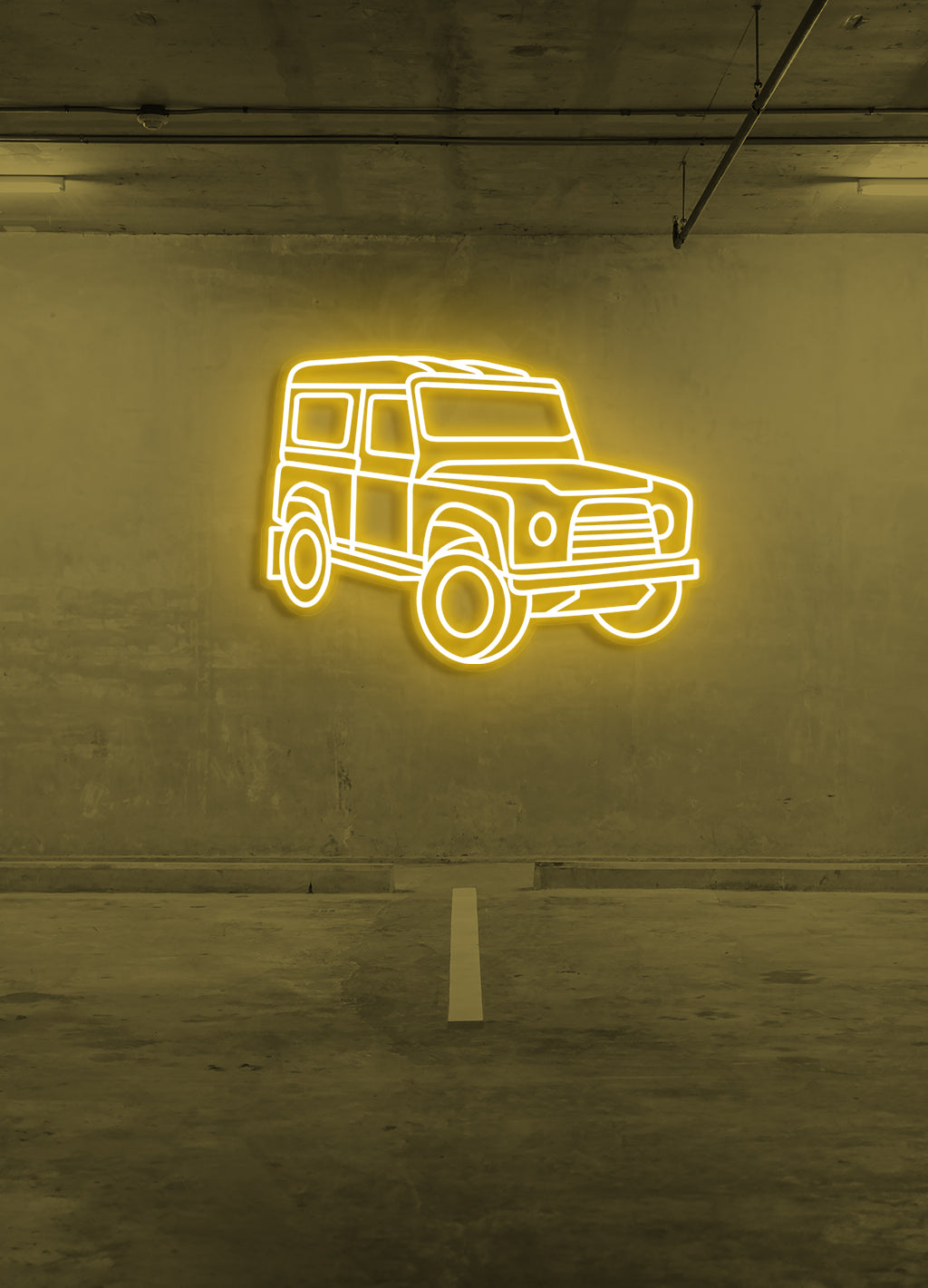 Offroad car - LED Neon skilt