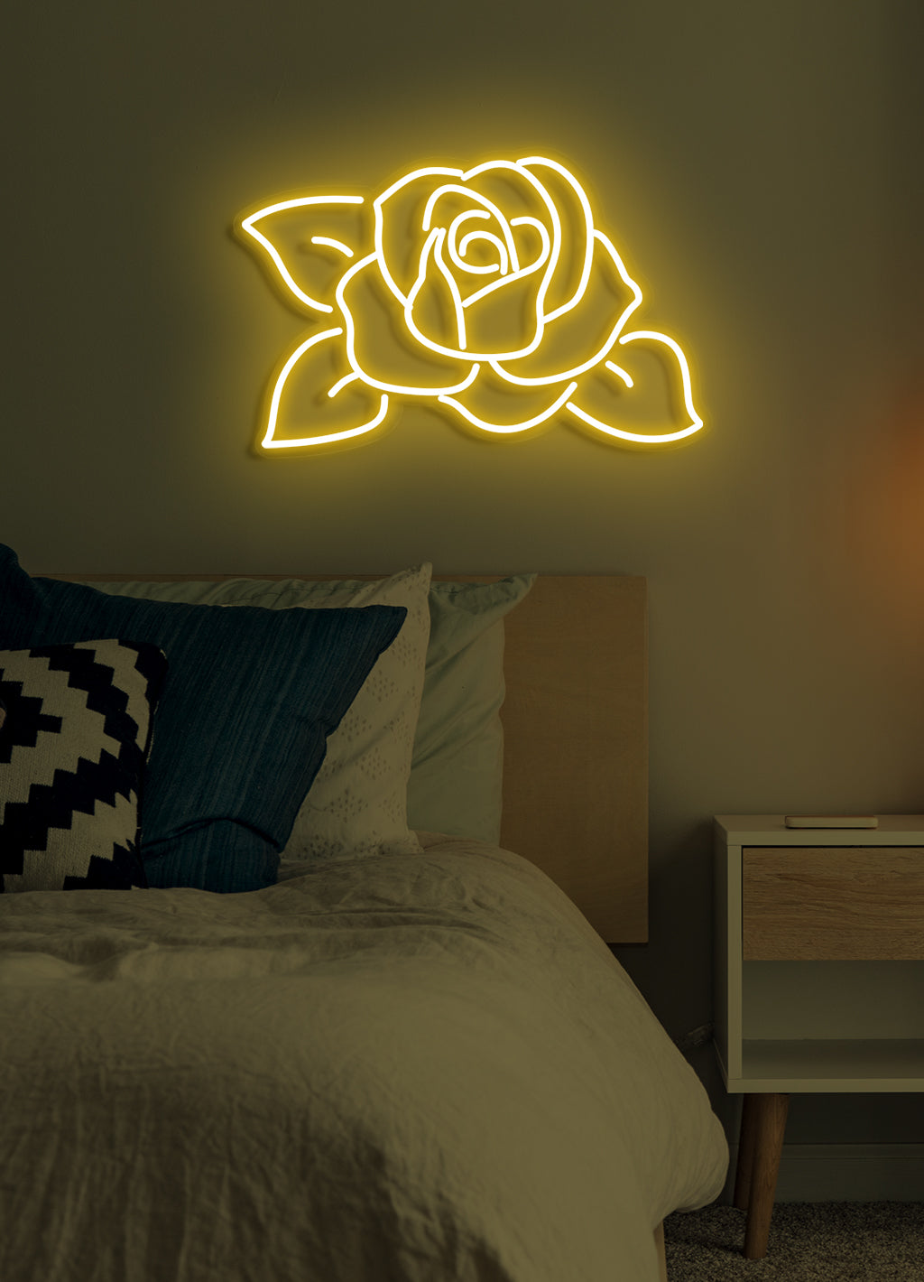 Rose - LED neonskylt