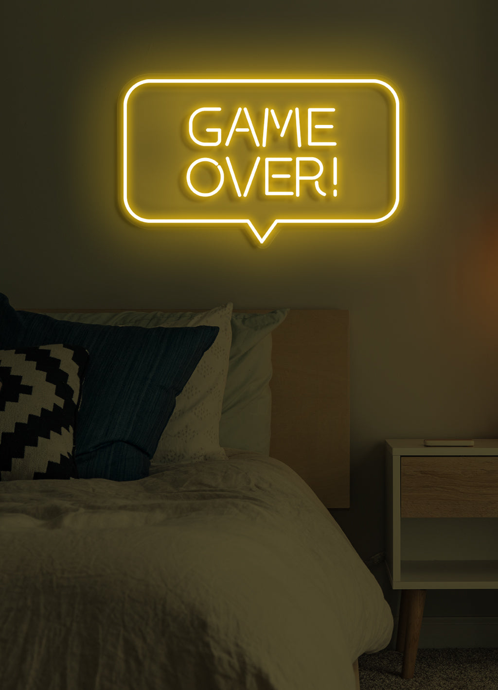 Game over - LED Neon skilt