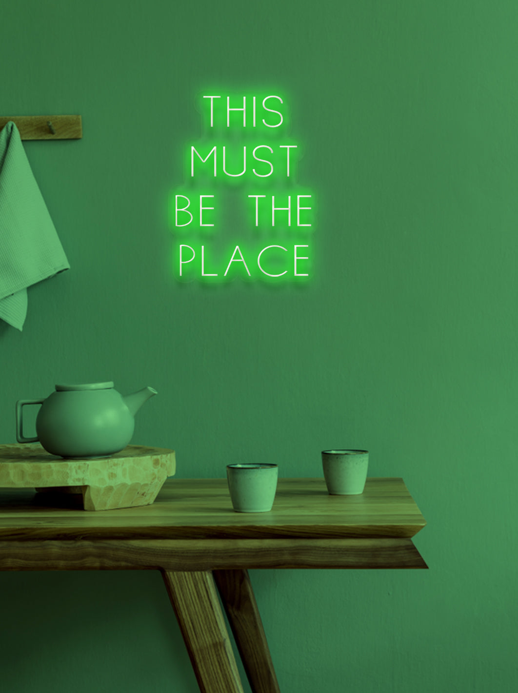 This must be the place - LED Neon skilt