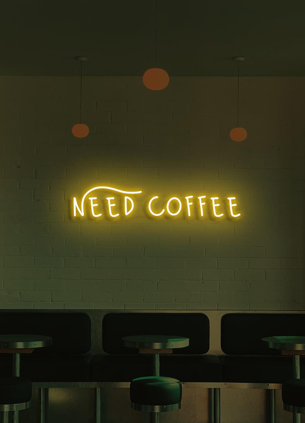 Behöver kaffe - LED Neon skilt