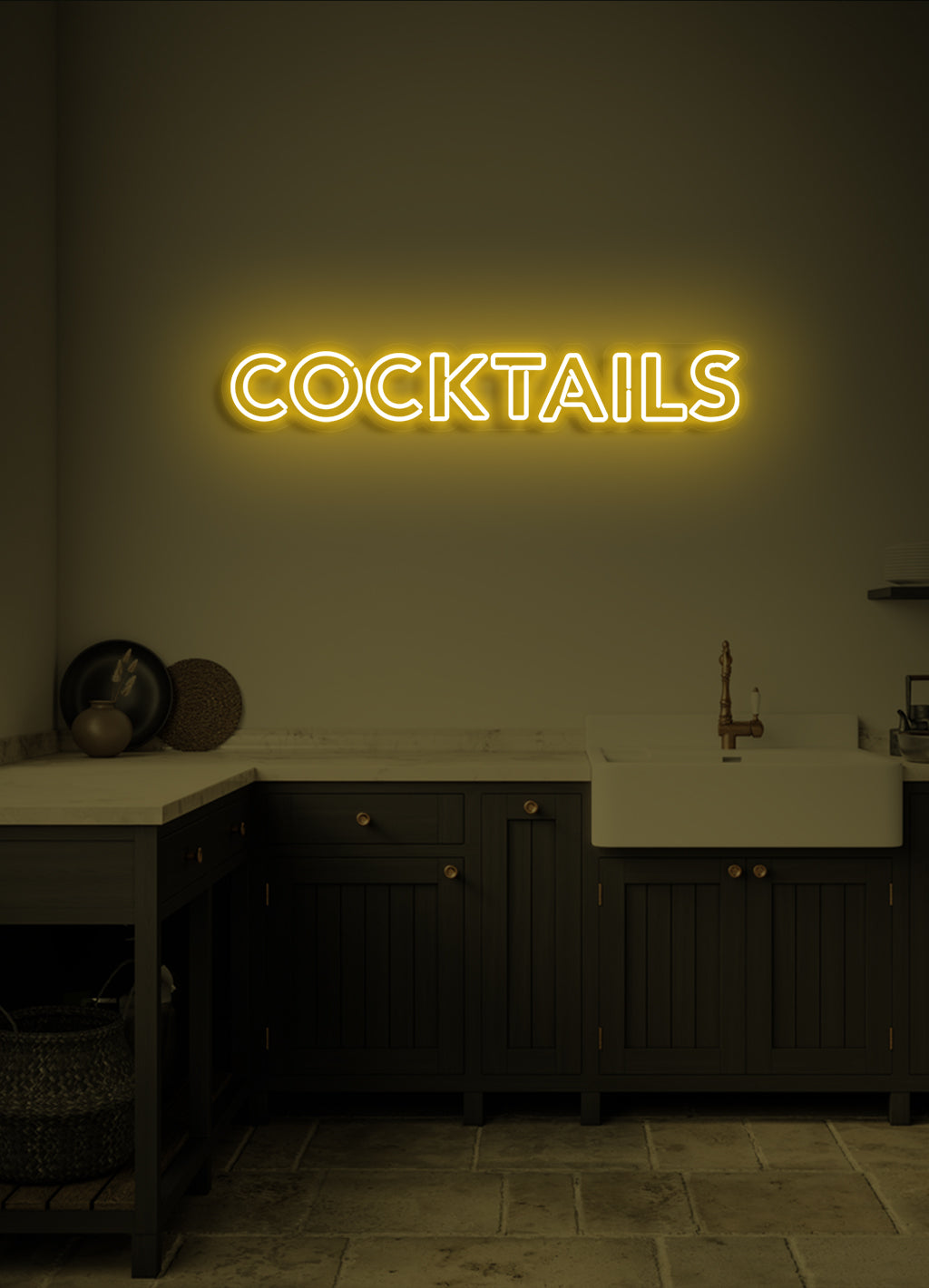 Cocktails - LED neonskylt
