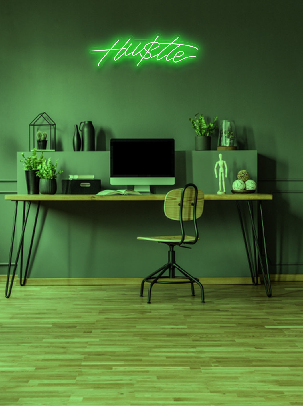 Hustle - LED Neon skilt