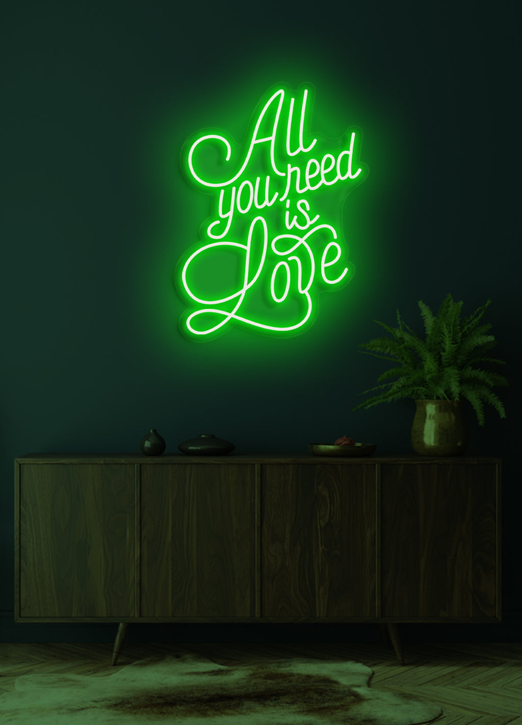 All you need is love - LED Neon skilt