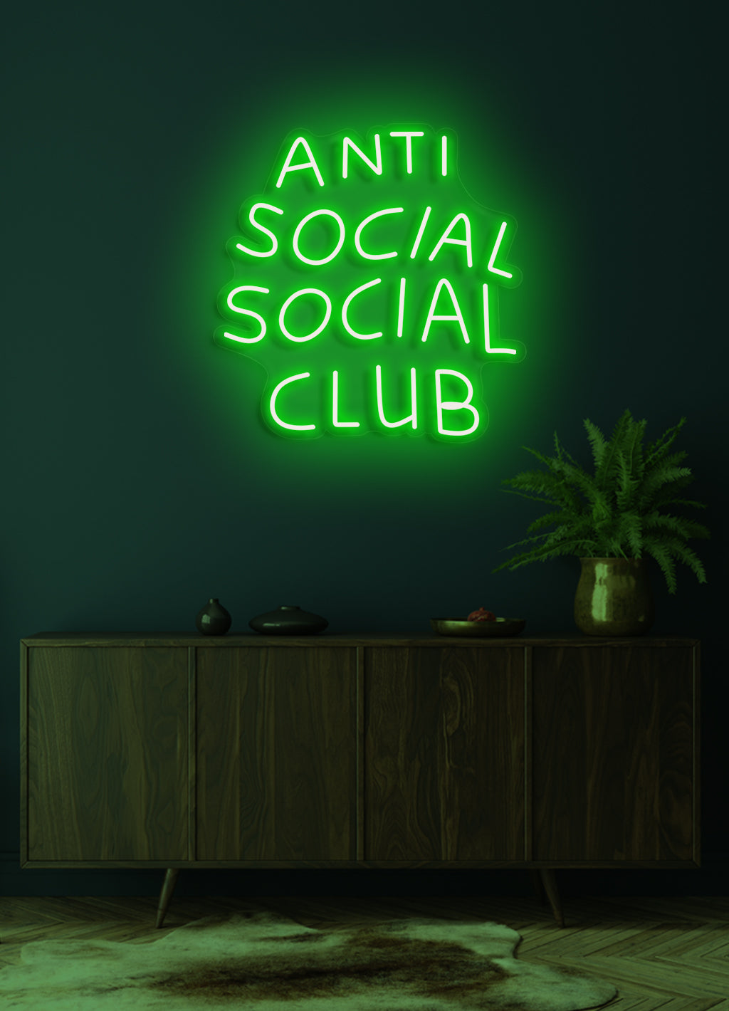 Anti social social club - LED neonskylt