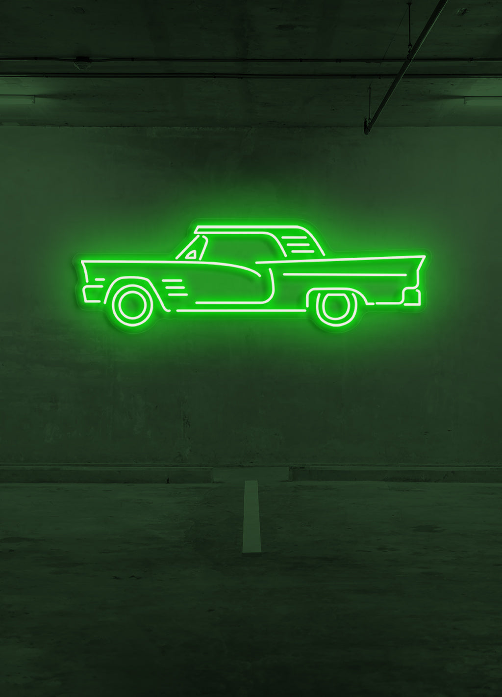 Retro car - LED Neon skilt