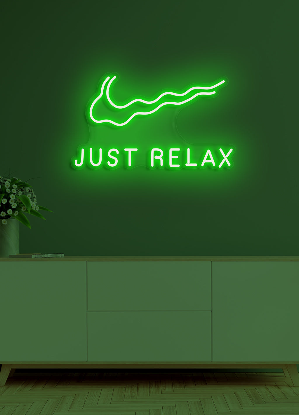 Bara slappna av - LED Neon skilt