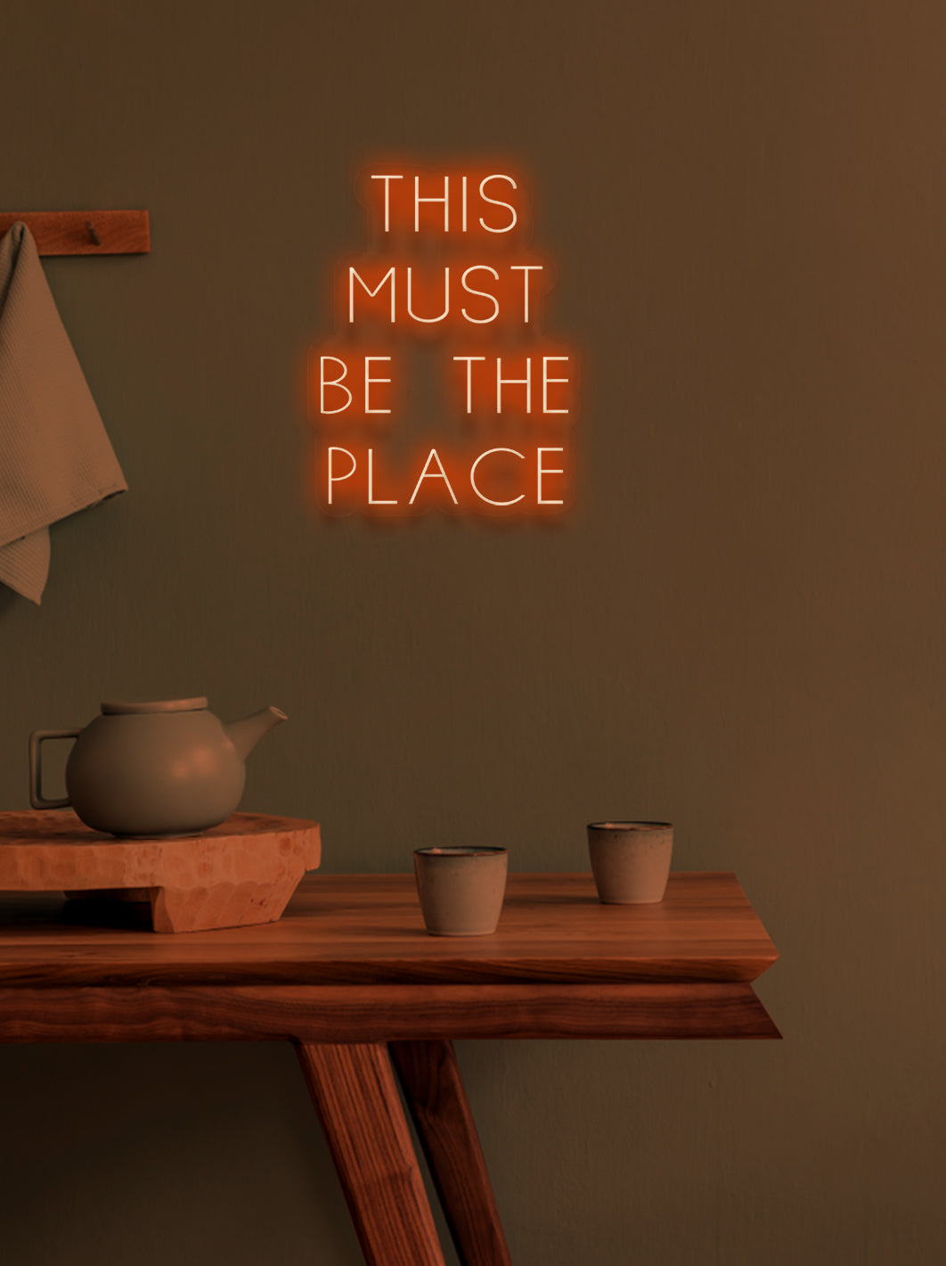 This must be the place - LED Neon skilt