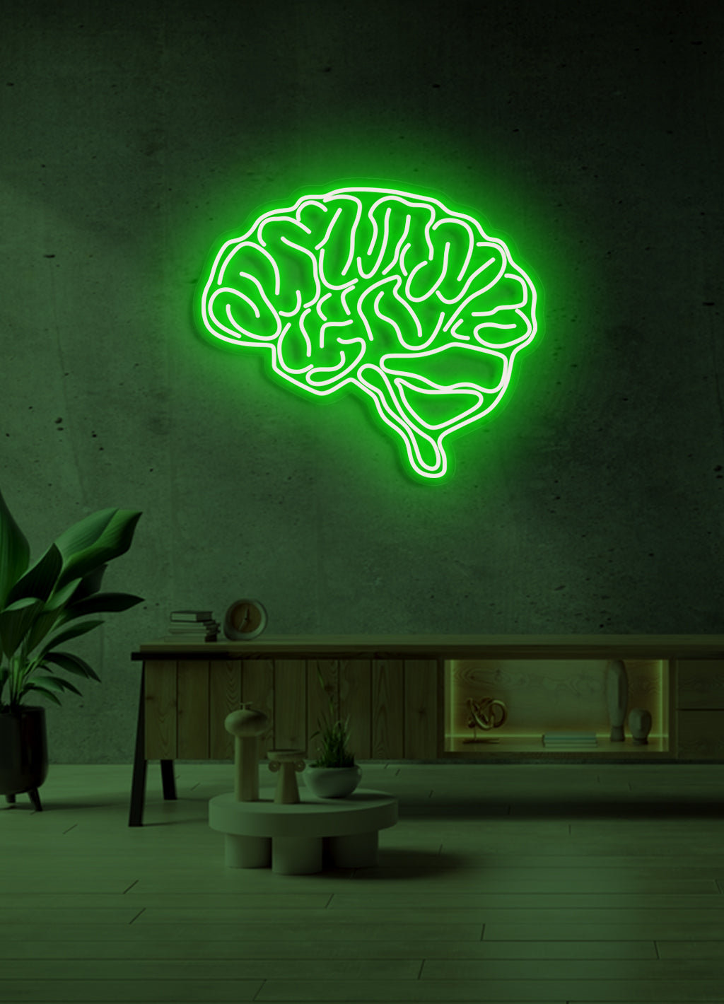 The brain - LED Neon skilt