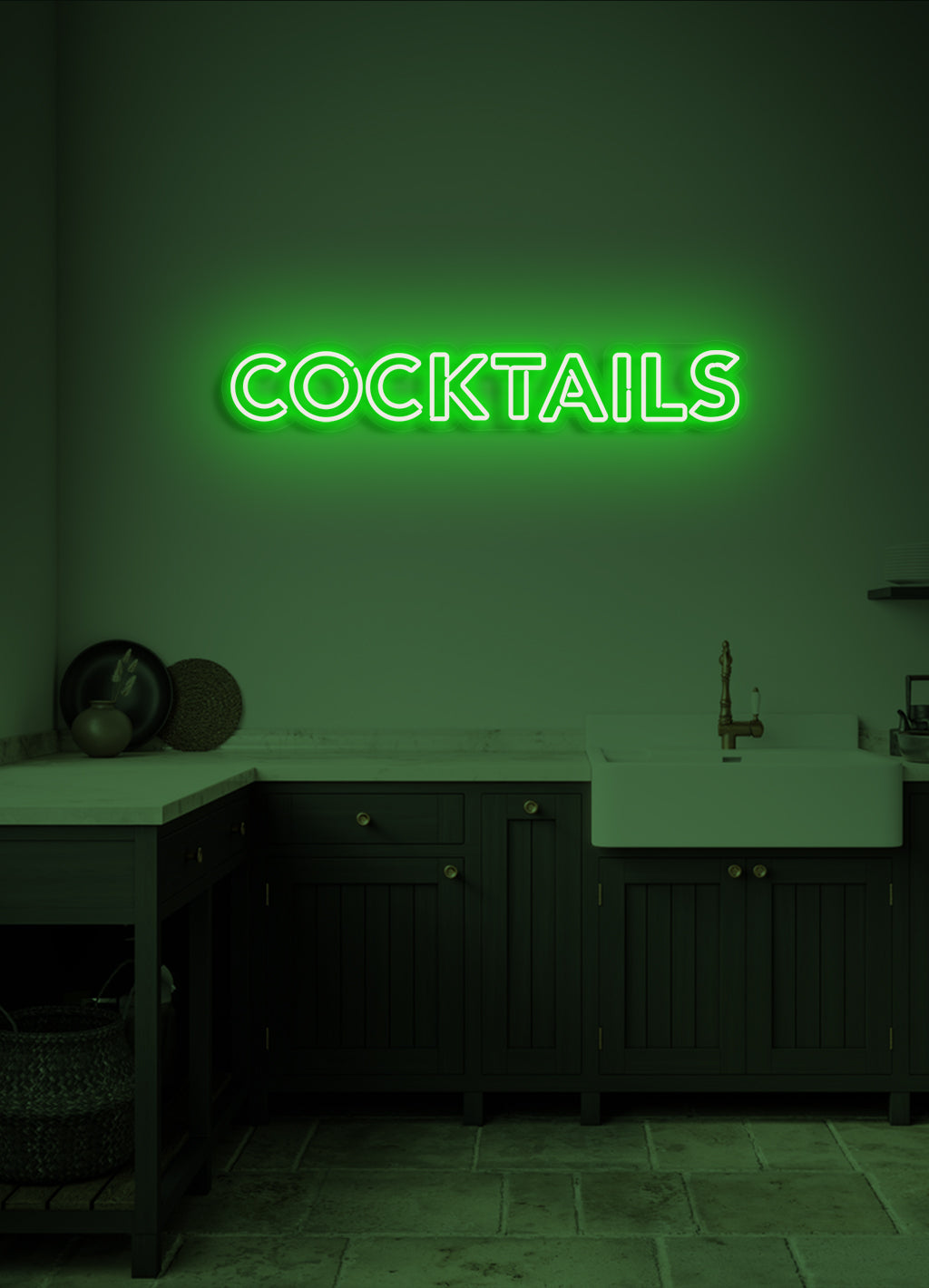 Cocktails - LED neonskylt