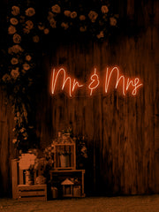Mr & Mrs - LED Neon skilt