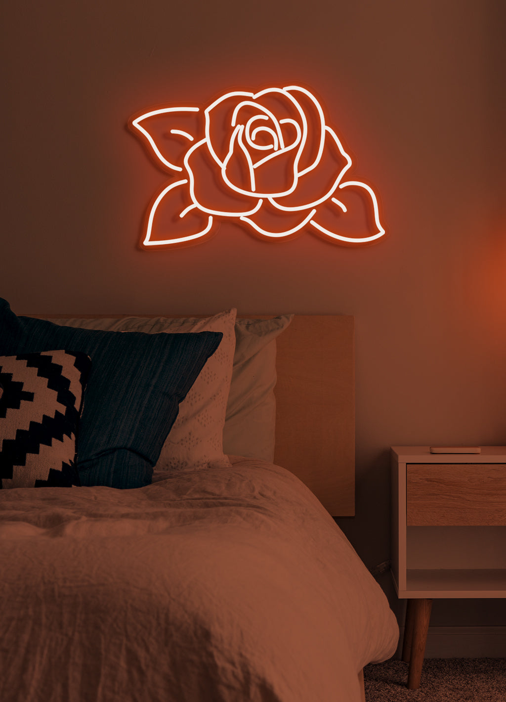 Rose - LED neonskylt