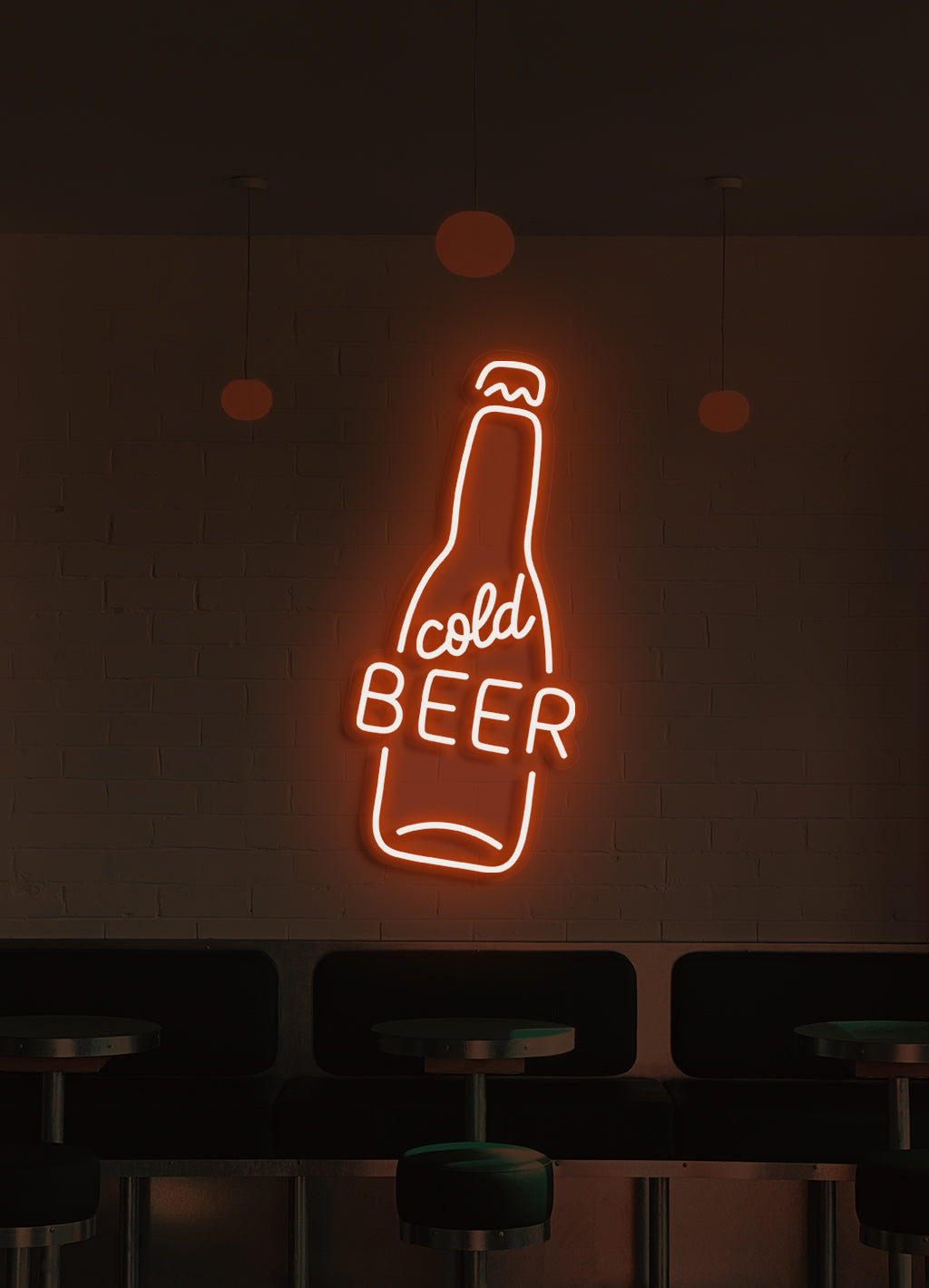 Cold beer - LED Neon skilt