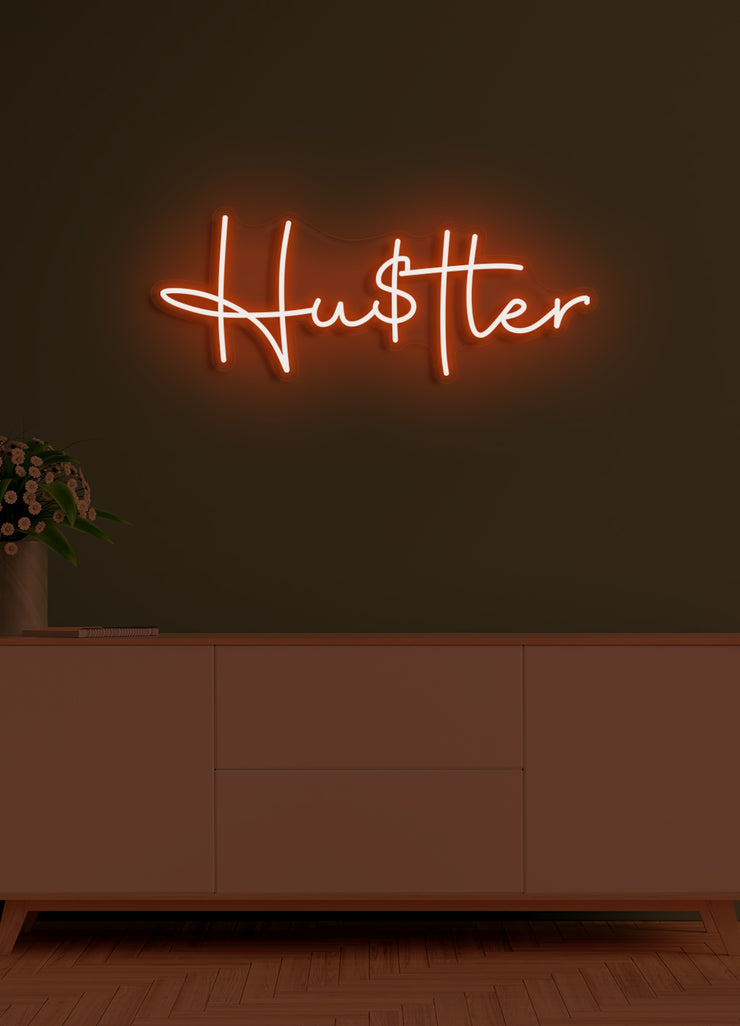 Hustle - LED Neon skilt