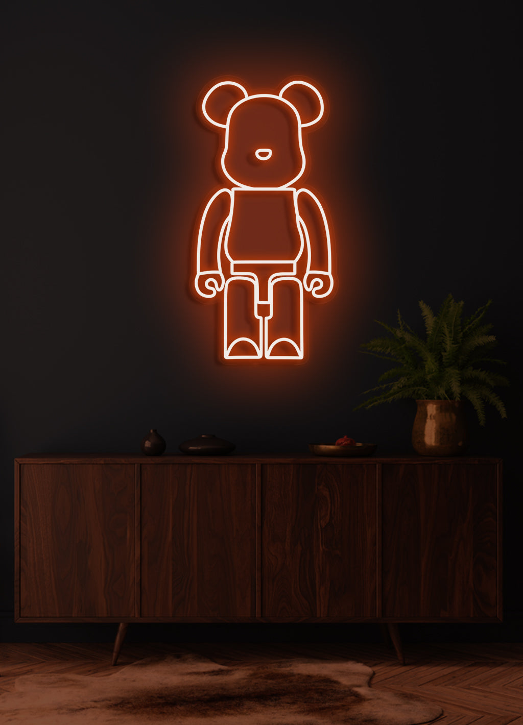 Bearbrick - LED Neon skilt