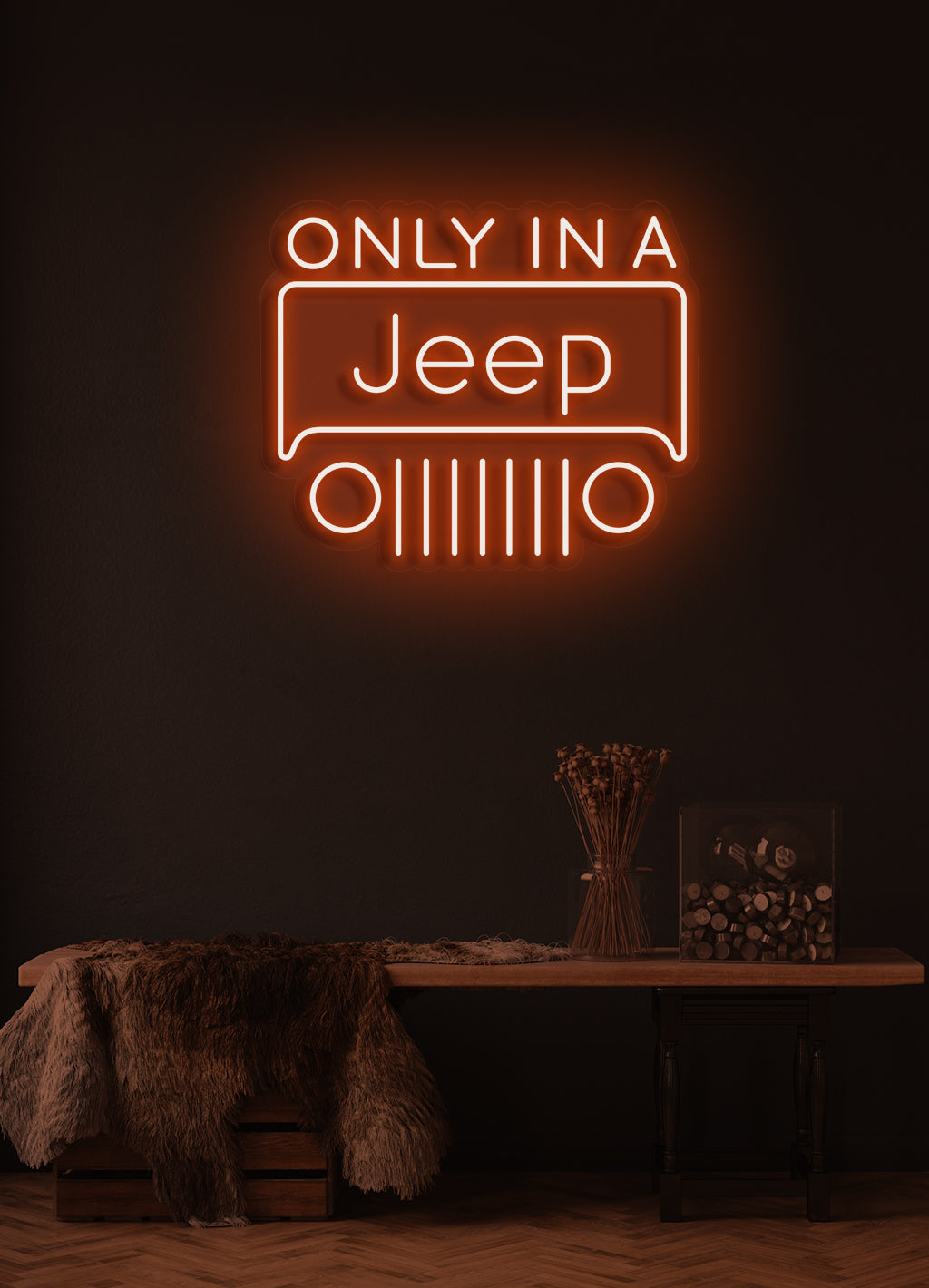 Endast i Jeep - LED Neon skilt
