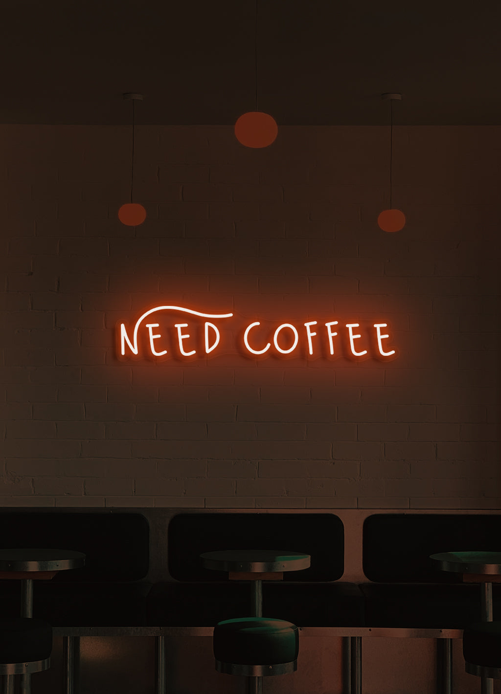 Behöver kaffe - LED Neon skilt