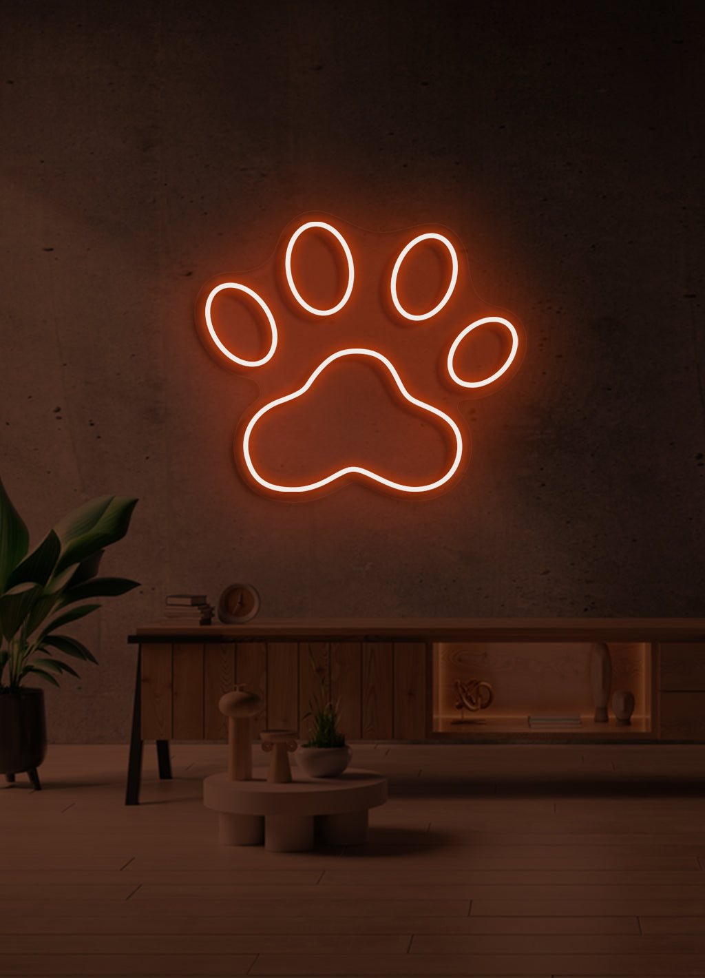 Paw - LED Neon skilt