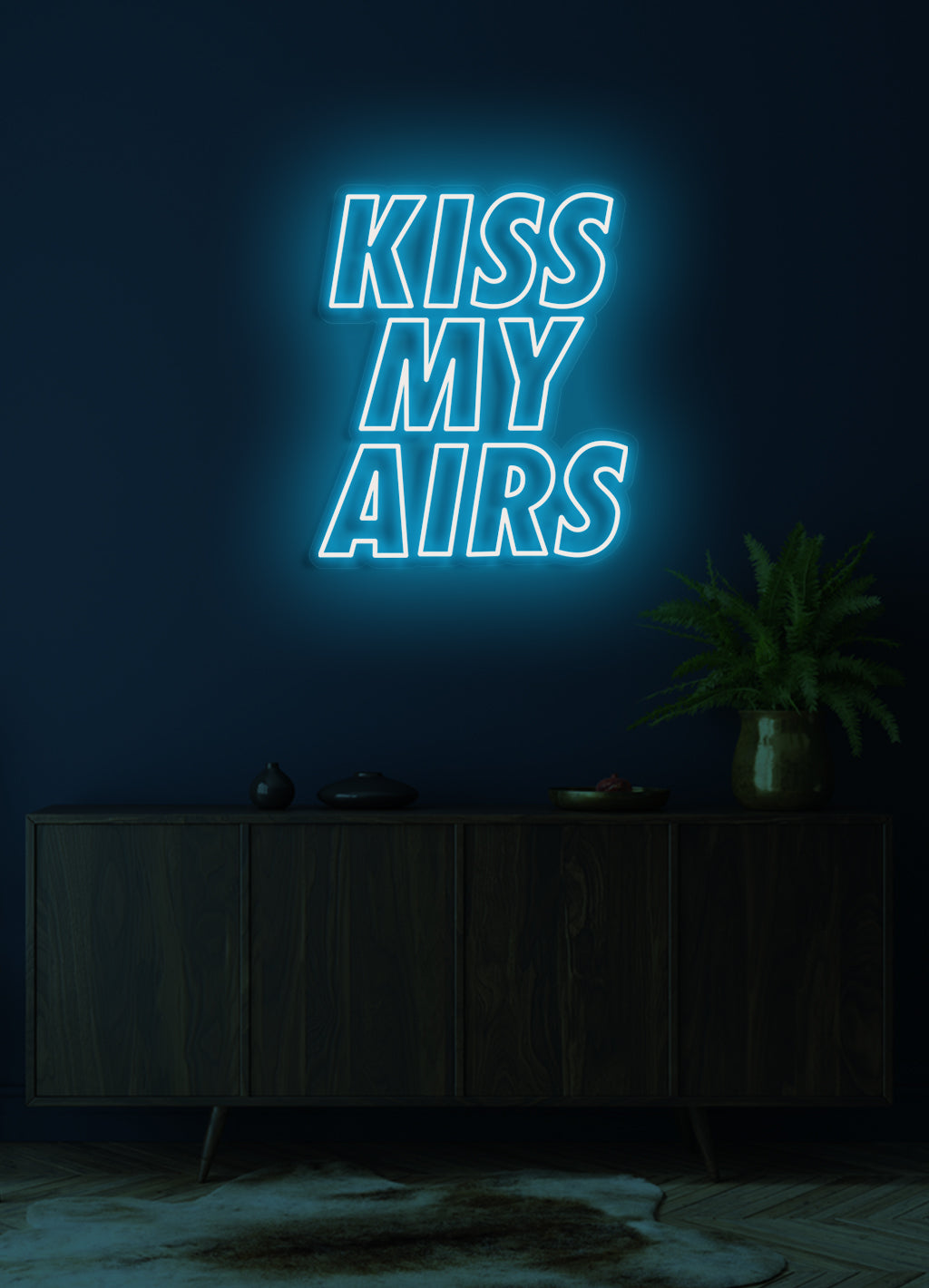 Kiss My Airs - LED Neon skilt