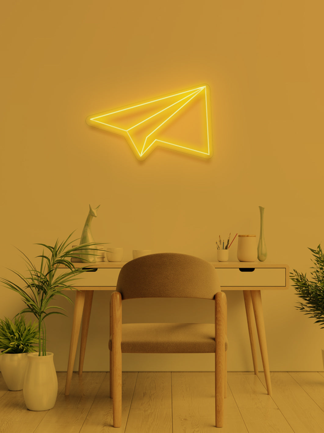 Paper plane - LED Neon skilt