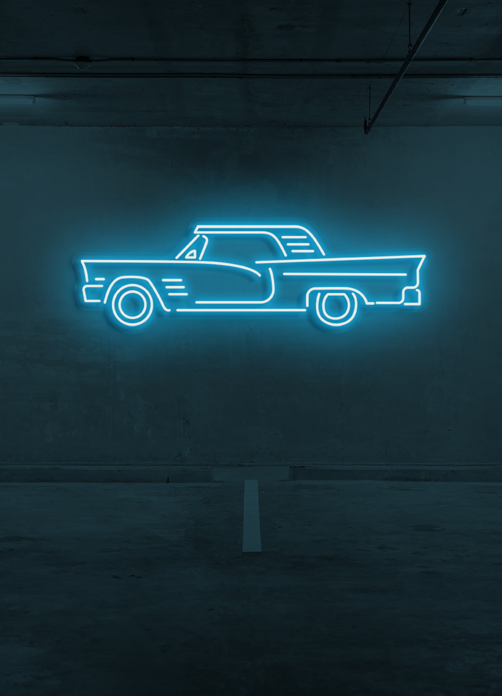 Retro car - LED Neon skilt