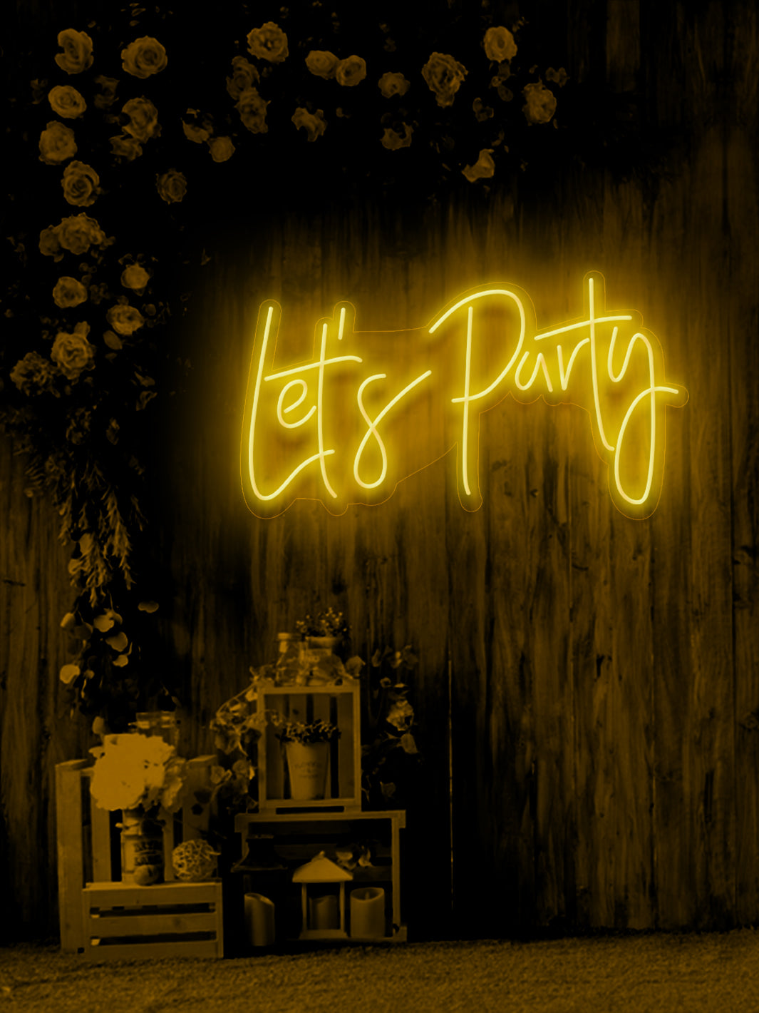 Let's party - LED Neon skilt