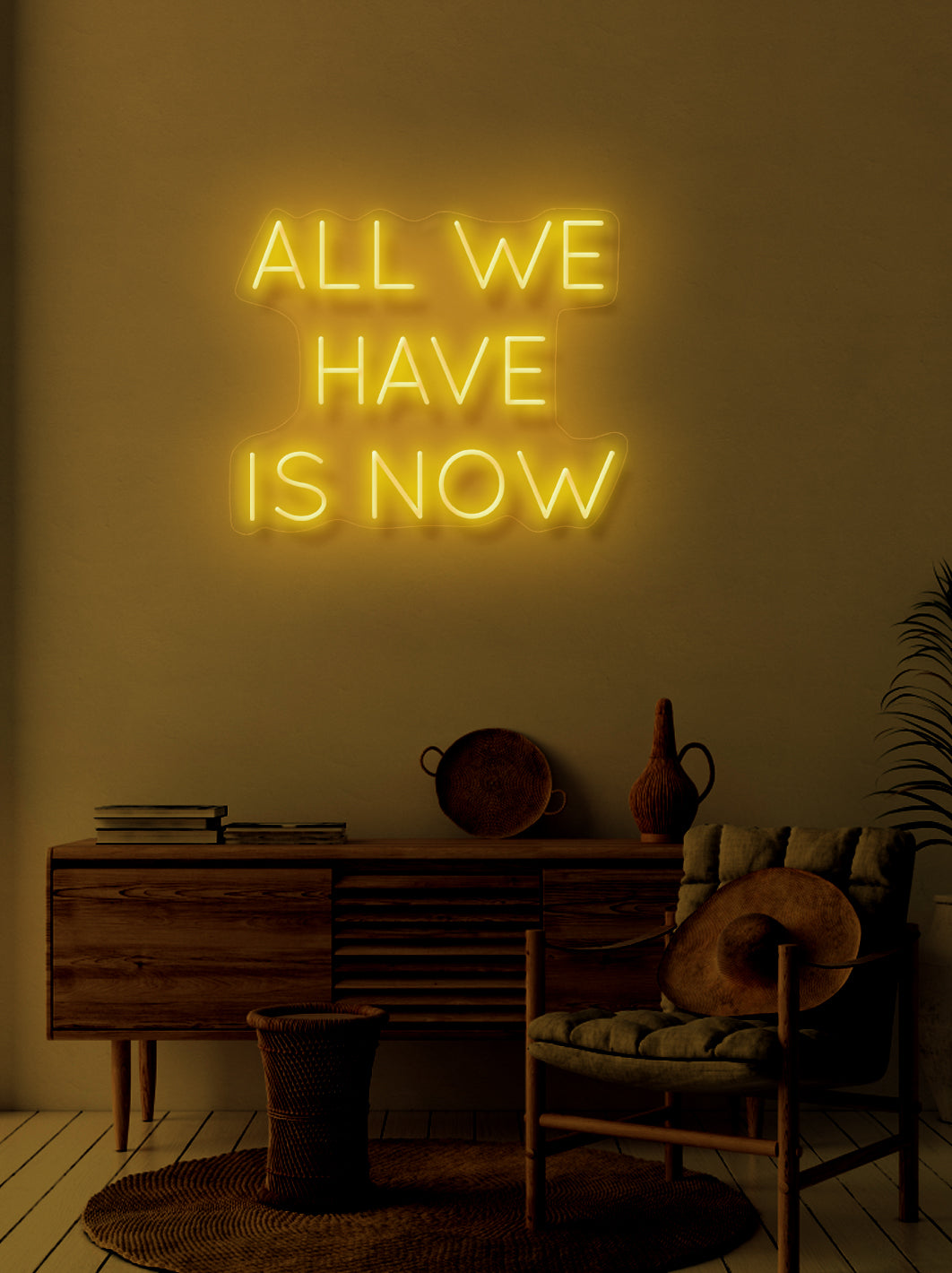 All we have is now - LED Neon skilt