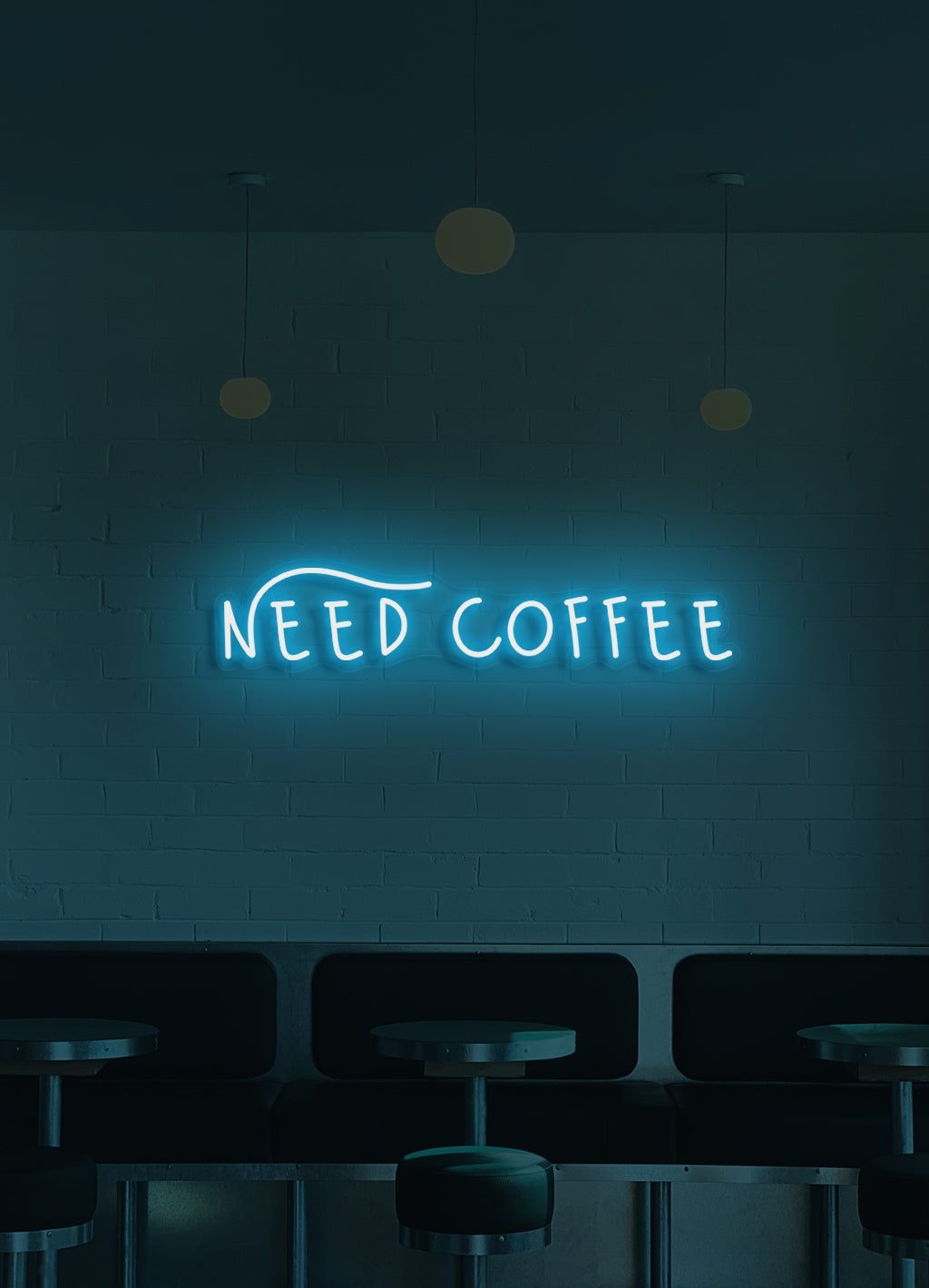 Behöver kaffe - LED Neon skilt