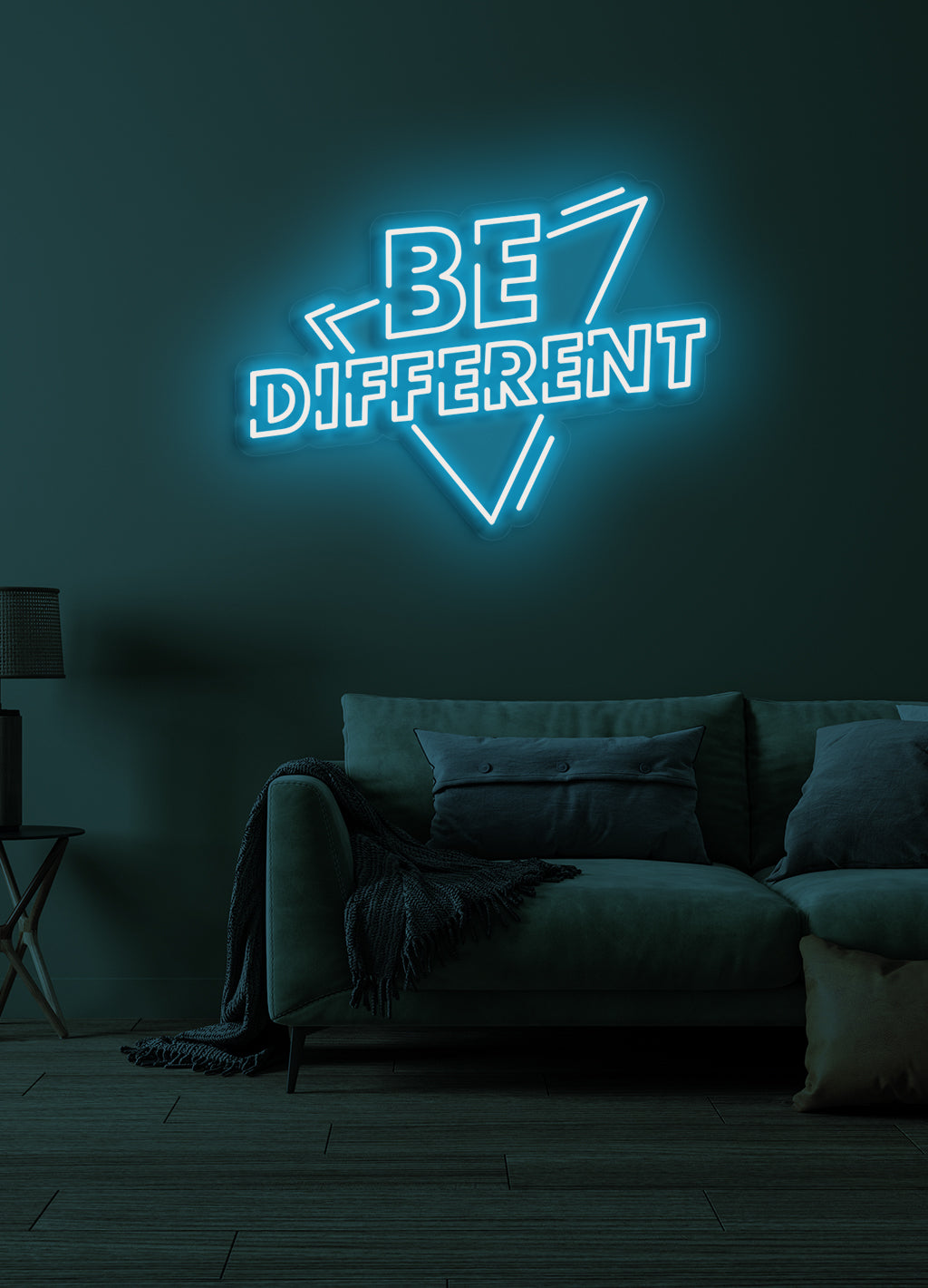 Be different - LED Neon skilt